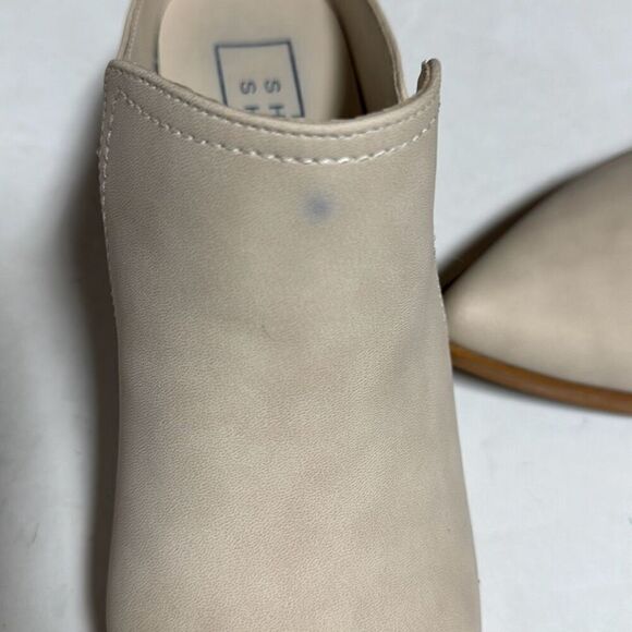 ShuShop Taupe YZA Slide Pointed Toe Mule Bootie Size 10 - Picture 11 of 13